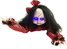 Load image into Gallery viewer, Haunted Hill Farm HHGBZOMB-1LSA 63 in. Animatronic Witch, Color 1