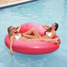 Load image into Gallery viewer, Poolcandy Luscious Lips Jumbo Pool Raft for Beach and Swimming Pool - Fits 3 People Comfortably