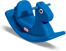 Load image into Gallery viewer, Little Tikes Rocking Horse Blue, 33.00 L x 10.00 W x 17.50 H Inches