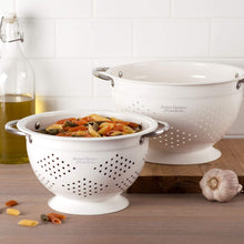 Load image into Gallery viewer, Better Homes &amp; Gardens 2 Piece Colander Set White