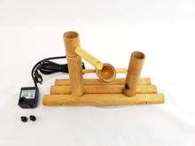 Load image into Gallery viewer, Lifegard Aquatics R440861 Bamboo Rocking Complete with Pump and Tubing Fountain, 12" Brown