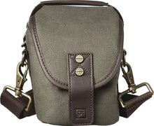 Load image into Gallery viewer, Platinum - Vintage Camera Case - Dark Green/Dark Brown
