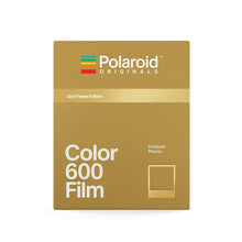 Load image into Gallery viewer, Polaroid Originals 4859 Limited Edition Color Film for 600 - Metallic Gold Frame Edition