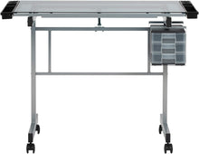 Load image into Gallery viewer, Studio Designs 10053  Vision Craft Station in Silver / Blue Glass