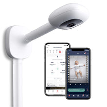 Load image into Gallery viewer, Nanit Plus - Smart Baby Monitor and Wall Mount: Camera with HD Video &amp; Audio - Sleep Tracking - Night Vision - Temperature &amp; Humidity Sensors and Two-Way Audio 