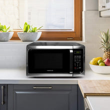 Load image into Gallery viewer, Farberware 900-Watt Microwave Oven, 0.9-Cu. Ft, Stainless Steel