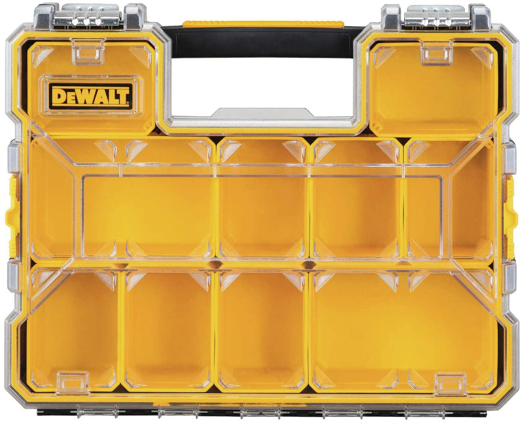 DEWALT Organizer Box With Dividers, Metal Latch, 10-Compartment (DWST14825)