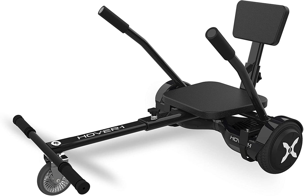 Hover-1 Allstar & Go-Kart Combo w/ 6.5 Tires, Easily Attaches to Most Hoverboards, Hand-Operated Real-Wheel Drive for Quick Turns & Reverse Driving