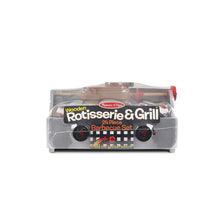Load image into Gallery viewer, Melissa &amp; Doug Rotisserie and Grill Wooden Barbecue Play Food Set (24 pcs)