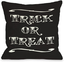 Load image into Gallery viewer, One Bella Casa Witch's Best Friend Pillow by Obc, 14" x 20", Black/Orange/White