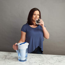 Load image into Gallery viewer, ZeroWater ZR-0810-4, 10 Cup Round Water Filter Pitcher with Water Quality Meter, White