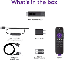 Load image into Gallery viewer, Roku Streaming Stick+ | HD/4K/HDR Streaming Device with Long-range Wireless and Voice Remote with TV Controls