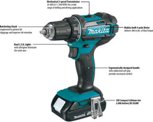 Load image into Gallery viewer, Makita CT225SYX 18V LXT Lithium-Ion Compact Cordless 2-Pc. Combo Kit (1.5Ah)