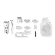 Load image into Gallery viewer, Braun Epilator Silk Facial Hair Removal for Women, Shaver and Bikini Trimmer, Rechargeable, Cordless, Wet &amp; Dry