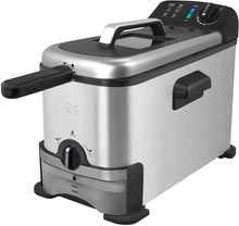 Load image into Gallery viewer, Kalorik 3.2 Quart Deep Fryer with Oil Filtration, Stainless Steel