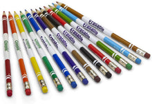 Load image into Gallery viewer, Crayola Erasable Colored Pencils, 12 Non-Toxic, Pre-Sharpened, Kids 4 &amp; Up, Assorted Colors