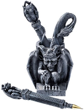 Load image into Gallery viewer, Design Toscano CL1665 Poison Pen Gargoyle Desk Accessory,greystone