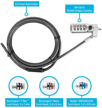 Load image into Gallery viewer, Targus DEFCON 3-in-1 Universal Resettable Combo Cab
