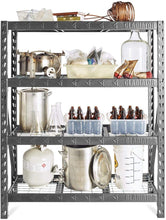Load image into Gallery viewer, 60&quot; Wide Heavy Duty Rack with Four 18&quot; Deep Shelves