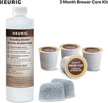 Load image into Gallery viewer, Keurig Includes Descaling Solution, Water Filter Cartridges &amp; Rinse Pods