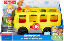 Load image into Gallery viewer, Fisher-Price Little People Sit with Me School Bus