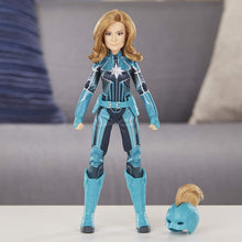 Load image into Gallery viewer, Marvel Captain Marvel Captain Marvel (Starforce) Super Hero Doll with Helmet Accessory (Ages 6 and up)