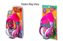 Load image into Gallery viewer, Trolls Poppy Kid Friendly Headphones with Built in Volume Limiting Feature for Kid Friendly Safe Listening
