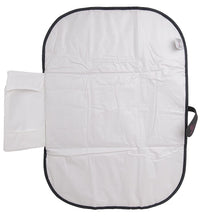 Load image into Gallery viewer, Portable Baby Diaper Clutch Changing Pad Station - Stain-resistant &amp; Waterproof with Wipeable Interior - Complete Travel System with Storage Pockets for Diapers &amp; Wipes