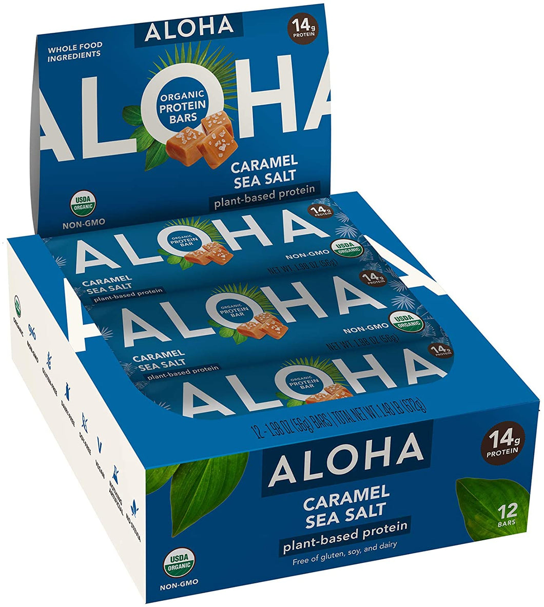 ALOHA Organic Plant Based Protein Bars