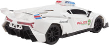 Load image into Gallery viewer, Voko USA Police RC Car Toy Super Exotic Large Remote Control Sports Car with Working Headlights, Police Lights, Race Car Toy (White)