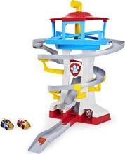 Load image into Gallery viewer, Paw Patrol, True Metal Adventure Bay Rescue Way Playset with 2 Exclusive Vehicles, 1:55 Scale