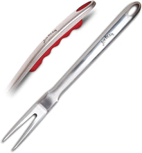 Load image into Gallery viewer, Jim Beam JB0156 Soft Grip Handle Grilling Tools Set (5-Piece), Silver