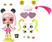 Load image into Gallery viewer, Lotta Looks Panda Cool Gift Set with Customizable 8.5-in Doll, 20+ Plug &amp; Play Pieces for 300+ Style Combinations in a Cute Panda-inspired Theme; For Ages 5 Years Old &amp; Up