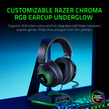 Load image into Gallery viewer, Razer Kraken Gaming THX Surround Sound 7.1 Retractable Noise Cancelling Mic Headphones