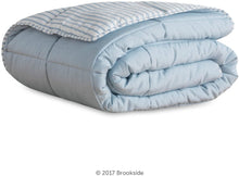Load image into Gallery viewer, Brookside Striped Chambray Comforter Set
