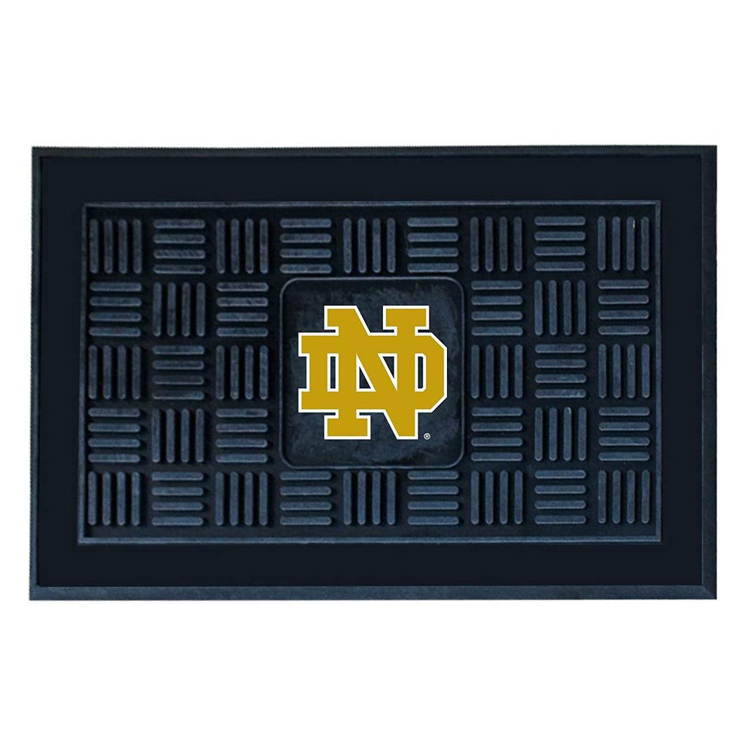 FANMATS 13255 Notre Dame Door Mat,Black