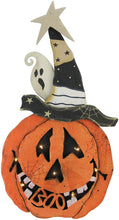 Load image into Gallery viewer, Northlight Battery Operated Pumpkin Halloween Decoration, Black