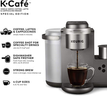 Load image into Gallery viewer, Keurig K-Cafe Coffee Maker, Single Serve K-Cup Pod Coffee, Latte and Cappuccino Maker