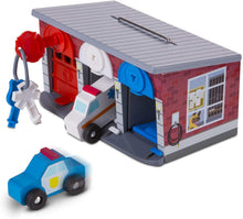 Load image into Gallery viewer, Melissa &amp; Doug Keys &amp; Cars Rescue Garage
