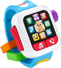 Load image into Gallery viewer, Fisher-Price GJW17 Laugh &amp; Learn Time to Learn Smartwatch, Musical Baby Toy, Multicolor