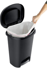 Load image into Gallery viewer, Rubbermaid NEW 2019 VERSION Step-On Lid Trash Can for Home, Kitchen, and Bathroom Garbage, 13 Gallon