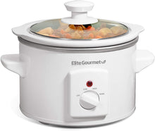 Load image into Gallery viewer, Maxi-Matic MST-250XW Slow Cooker, 1.5 Quart, White