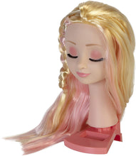 Load image into Gallery viewer, CGH Cute Girls Hairstyles! Styling Head - Straight Blonde Hair Doll