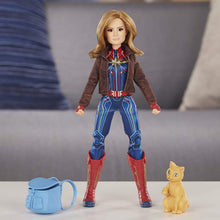 Load image into Gallery viewer, Marvel Captain Marvel Movie Captain Marvel Super Hero Doll Goose The Cat (Ages 6 &amp; Up)
