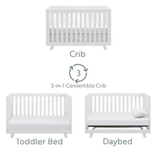 Load image into Gallery viewer, Storkcraft Beckett 3-in-1 Convertible Crib Fixed Side Crib