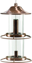 Load image into Gallery viewer, Perky-Pet Copper Panorama Bird Feeder