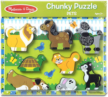Load image into Gallery viewer, Melissa &amp; Doug Pets Chunky Puzzle