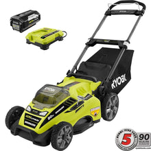Load image into Gallery viewer, Ryobi 20 in. 40-Volt Brushless Lithium-Ion Cordless Battery Walk Behind Push Lawn Mower 5.0 Ah Battery and Charger Included