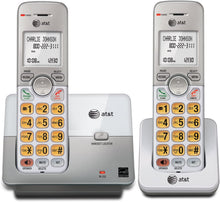 Load image into Gallery viewer, AT&amp;T EL51203 DECT 6.0 Phone with Caller ID/Call Waiting, 2 Cordless Handsets, Silver
