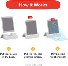 Load image into Gallery viewer, Osmo - Little Genius Starter Kit for iPad - 4 Hands-On Educational Games - Ages 3-5 - Problem Solving, Phonics &amp; Creativity (Osmo iPad Base Included)